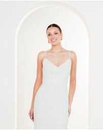 Pilgrim - Lalor Cowl Neck Beaded Gown