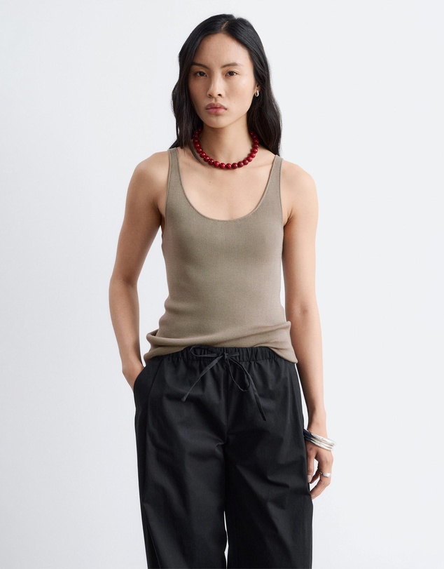 & Other Stories - Knitted Scoop-Neck Tank Top