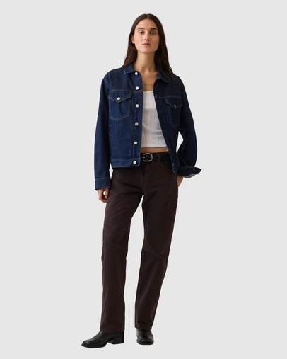 GAP - Mid Rise Straight Taper Barrel Jeans