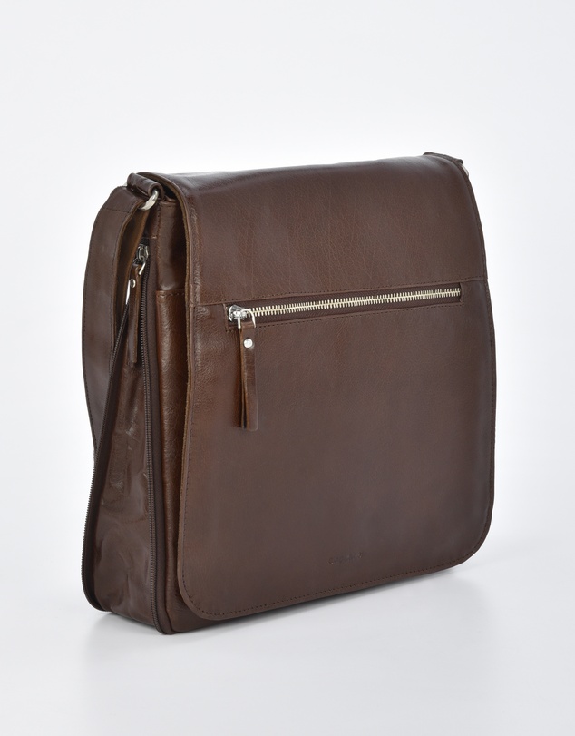 Cobb & Co - Notting Leather RFID Expandable Satchel