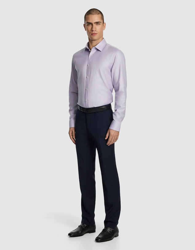yd. - Maximum Two Ply Cotton Slim Dress Shirt