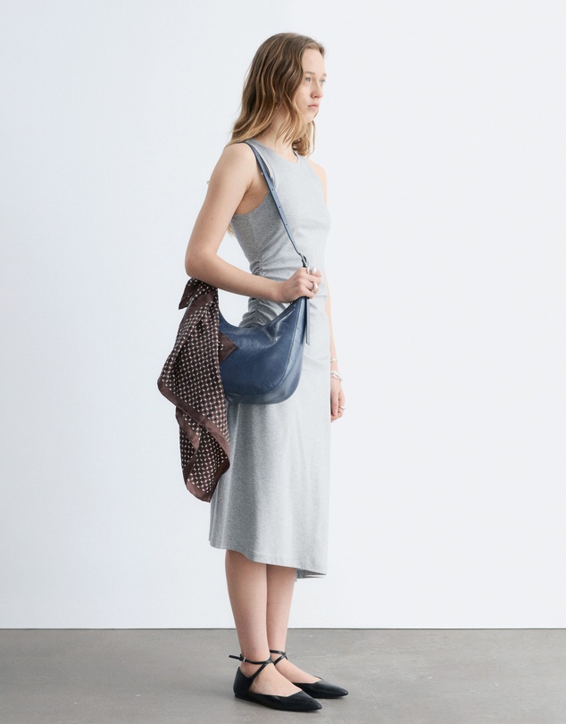 & Other Stories - Ruche Asymmetric Midi Dress