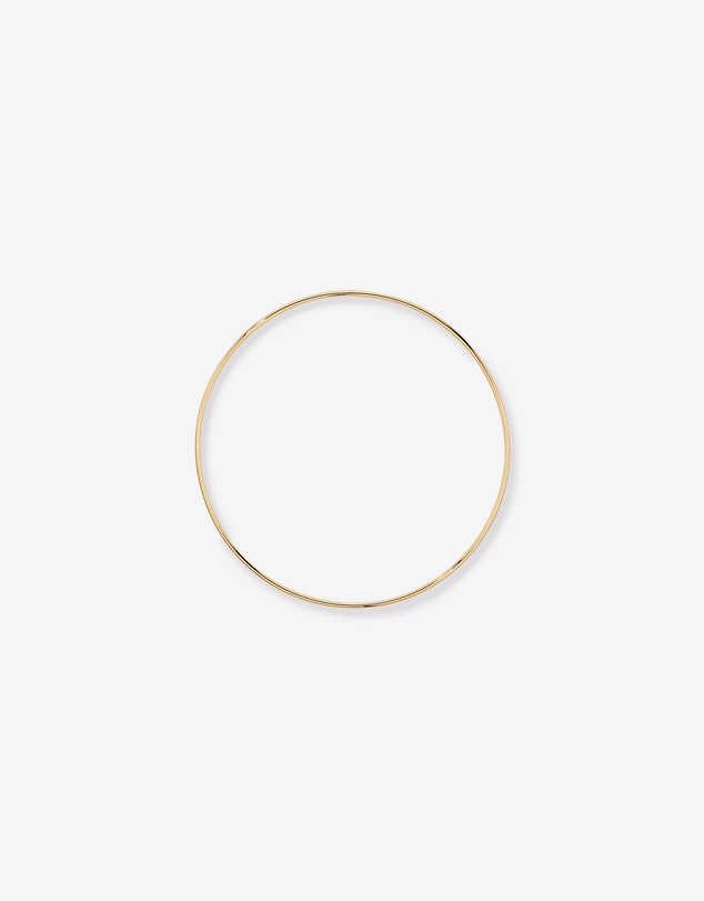 Michael Hill - Slim Round Bangle in 10kt Yellow Gold