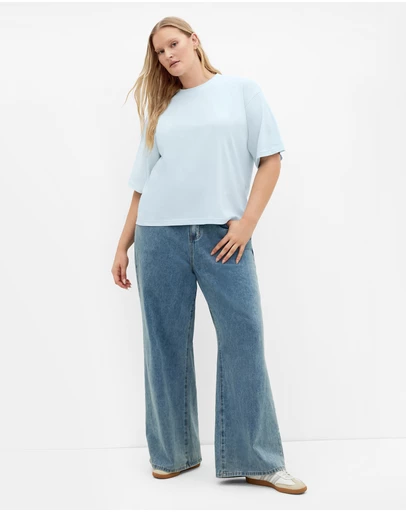 City Chic - Relaxed Crew Neck Tee