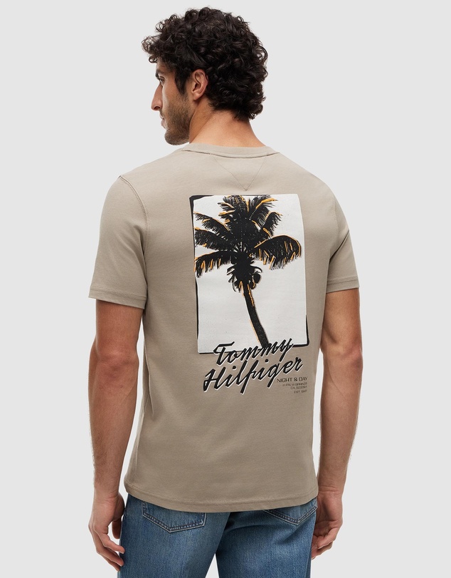 Tommy Hilfiger - Back Photo Print Jersey T-Shirt