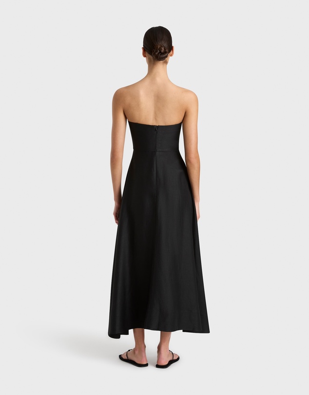 BONDI BORN - Bormio Strapless Maxi Dress