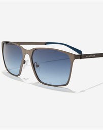 Hawkers Co - HAWKERS Track Flex - Gun Metal Blue Denim Sunglasses for Men