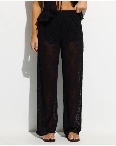 Dazie - Island Time Crochet Pants