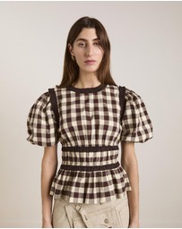 Damson Madder - Everly Ruffle Blouse