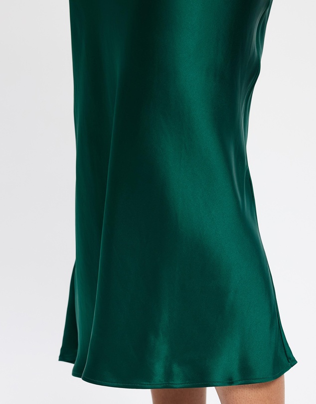 & Other Stories - Sleeveless Satin Midi Dress