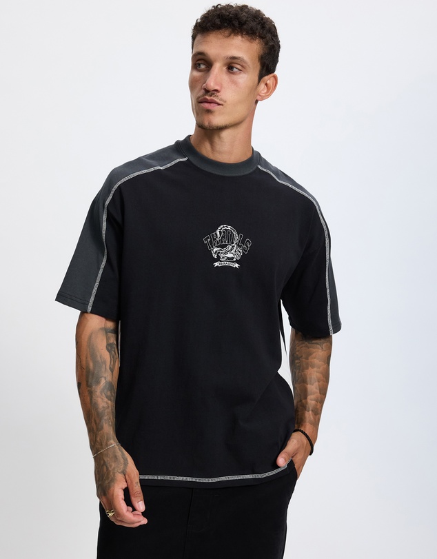 Thrills - Sting Of Defeat Panel Box Fit Oversize Tee