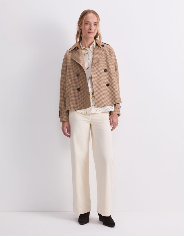 Sportscraft - Audrey Crop Check Trench