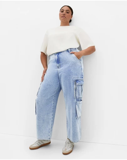 City Chic - Harley Fit Cass Cargo Jean