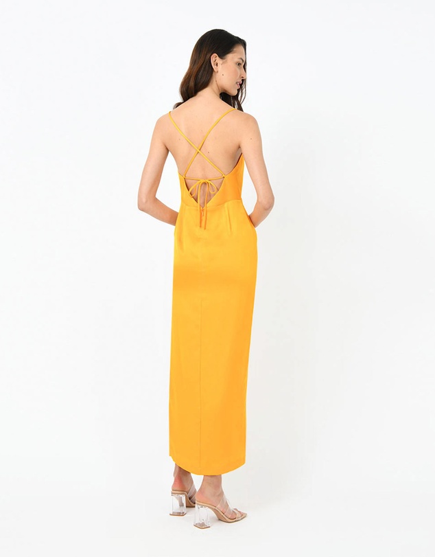 Forcast - Muse Backless Maxi Dress