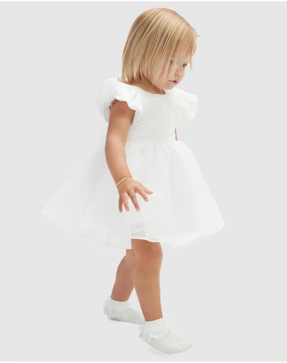 Bardot Junior - Matilda Mini Bow Dress - Babies-Kids
