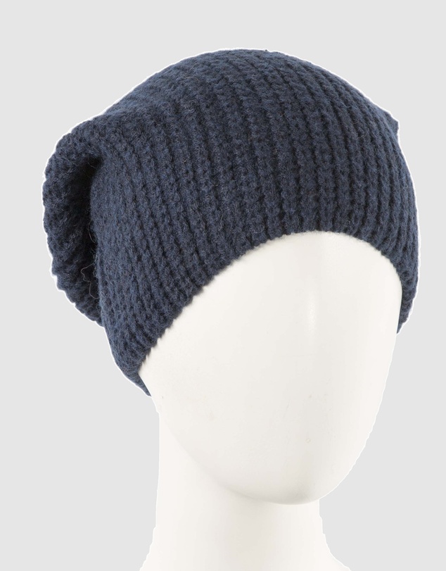 Max Alexander - European Made Navy Soft Wool Beanie