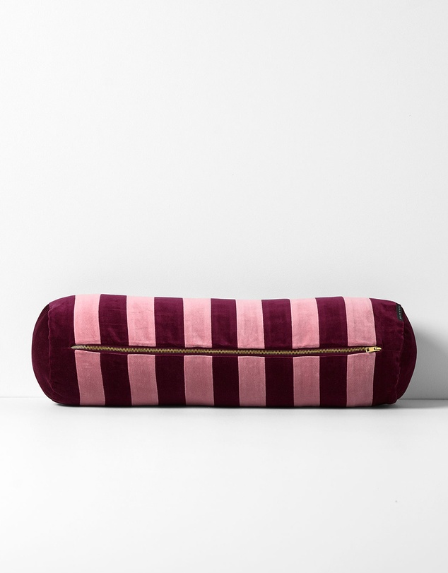 Aura Home - Velvet Stripe Bolster