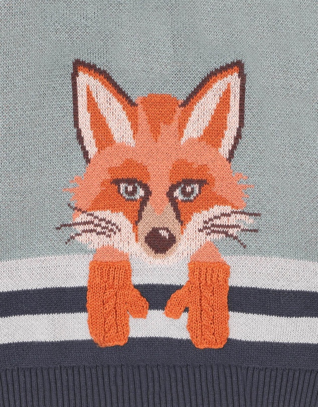 Fox & Finch - Mr Fox in Mittens Knitted Jumper - Babies