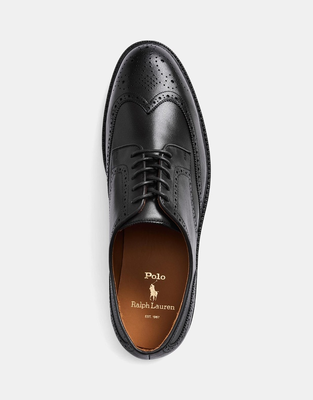 Polo Ralph Lauren - Asher Leather Wingtip Shoes - Men's