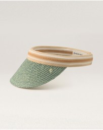 Helen Kaminski - Bianca 8 Raffia Stripe Visor