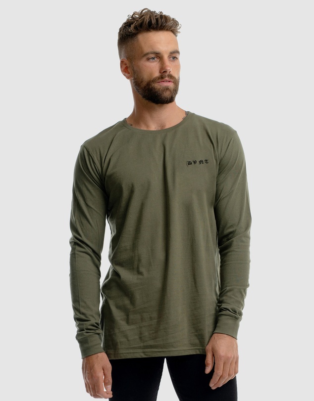 DVNT - Saxon Embroidery Long Sleeve Tee