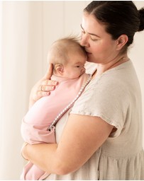 Love to Dream - Swaddle Up 1.0 TOG Stretch Cotton in Dusty Pink