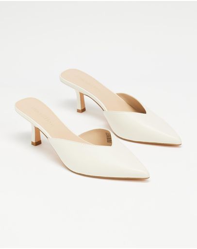 Off White Leather