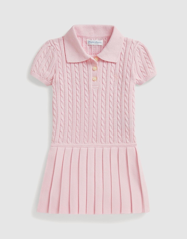 Polo Ralph Lauren - Mini-Cable Polo Sweater Dress - Babies