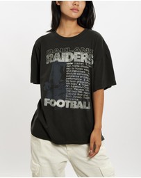 Vintage by The Real Deal - Pre Loved - 1990 NFL Oakland Raiders Tee