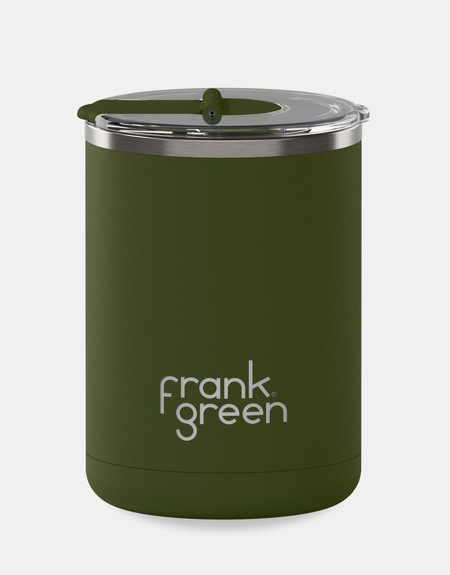 Frank Green - 12oz Stainless Steel Ceramic Cup With Hinged Lid