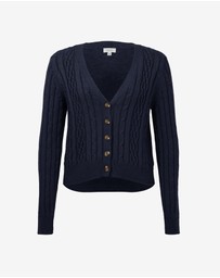Forcast - Rhodes Cable Knit Cardigan