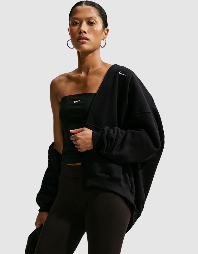 Nike - Studio Fleece Medium Weight Oversized Full-Zip Hoodie
