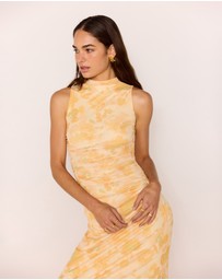 MINKPINK - Clair Mesh Midi Dress