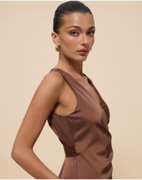 CHANCERY - Lani Sleeveless Wrap Maxi Dress