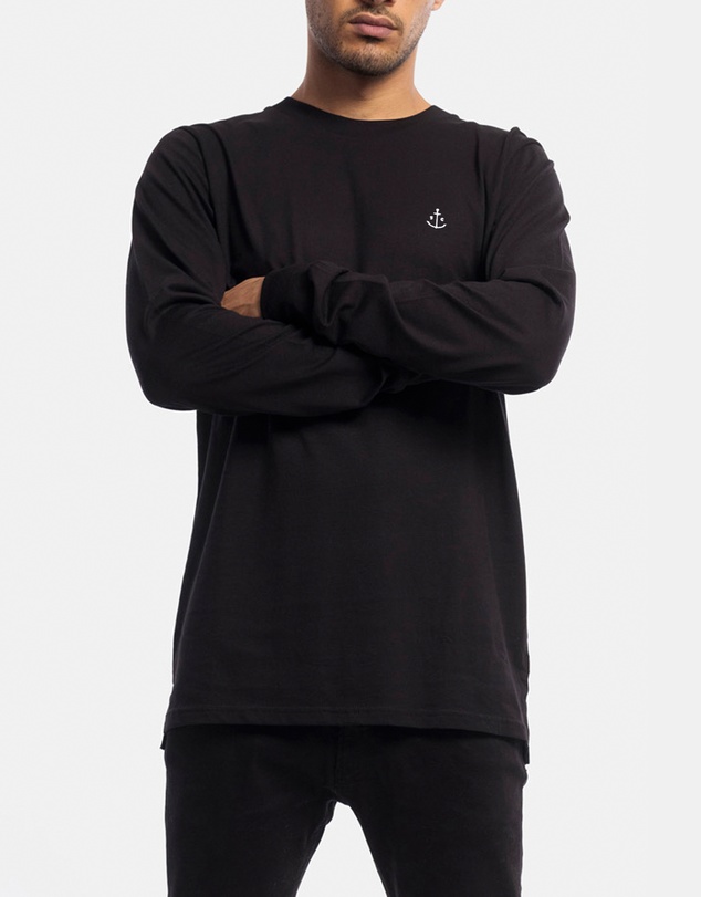 Stock & Co. - Stock & Co Anchor Embroidery Long Sleeve Tee
