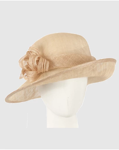 Max Alexander - Sinamay Nude Fashion Hat