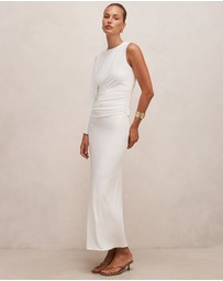 Forever New - Fleur Cape Shoulder Maxi Dress