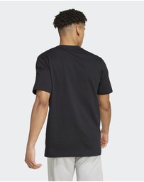 adidas Sportswear - Camo Linear Graphic Tee Mens