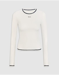 TALA - UltraLite Contrast Stitch Long Sleeve Active Top