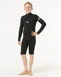 Rip Curl - Kids Dawn Patrol Long Sleeve 2mm Back Zip Spring Suit Wetsuit