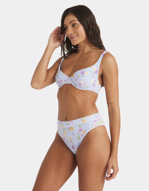 Roxy - Womens Wildflower Mid Bikini Bottom