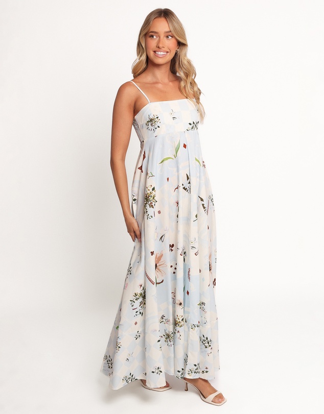 Petal & Pup - Emmeline Maxi Dress - Blue Floral