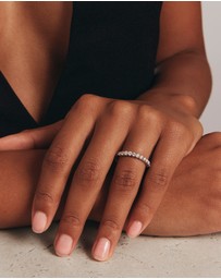 Michael Hill - 0.60 Carat TW Claw Set Round Brilliant Laboratory-Grown Diamond Wedding Ring in 14kt White Gold