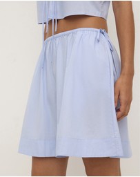 Assembly Label - Havana Stripe Poplin Skirt