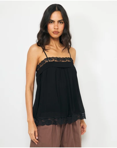 AERE - Annie Lace Cami Top