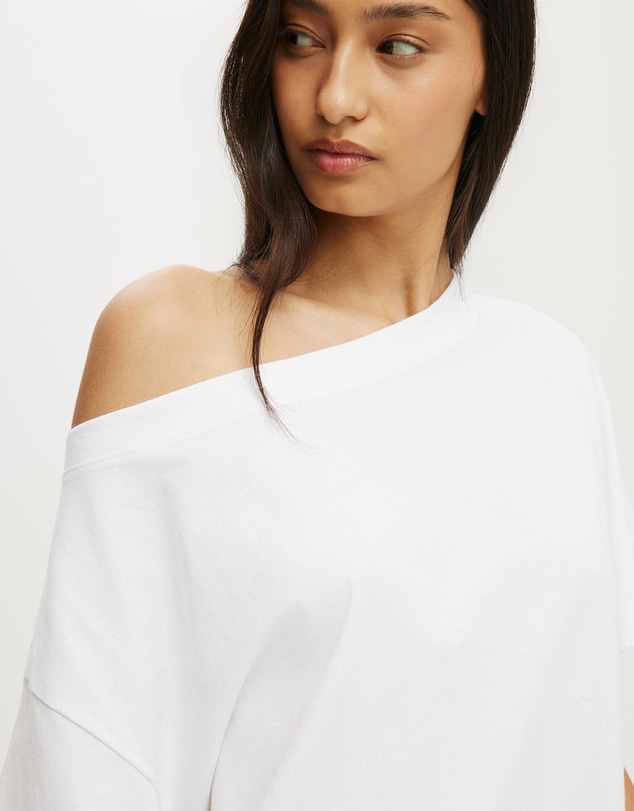 Cotton On - Boxy Off Shoulder Short Sleeve Tee