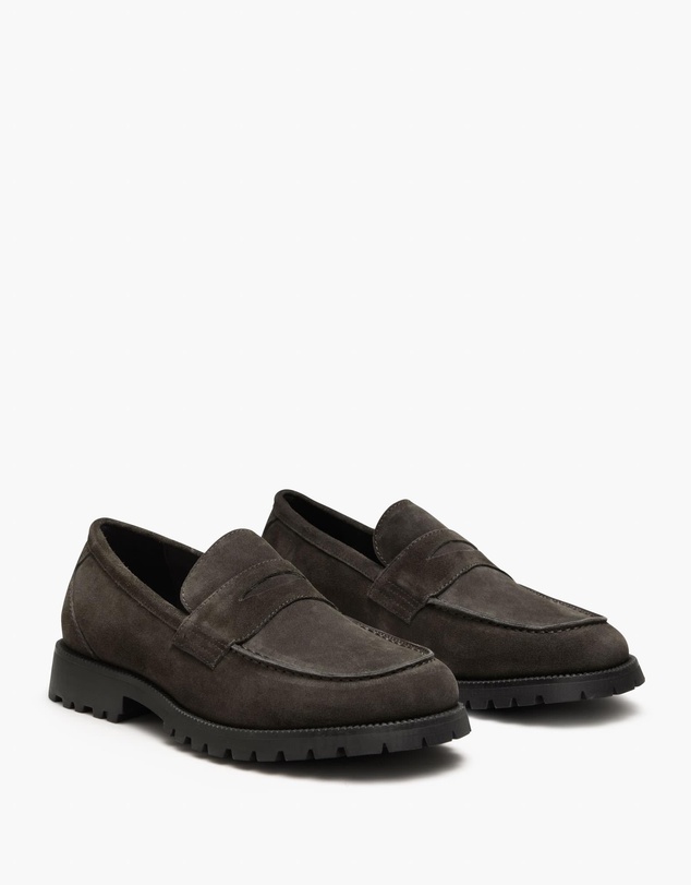 Aquila - Ezra Suede Penny Loafers