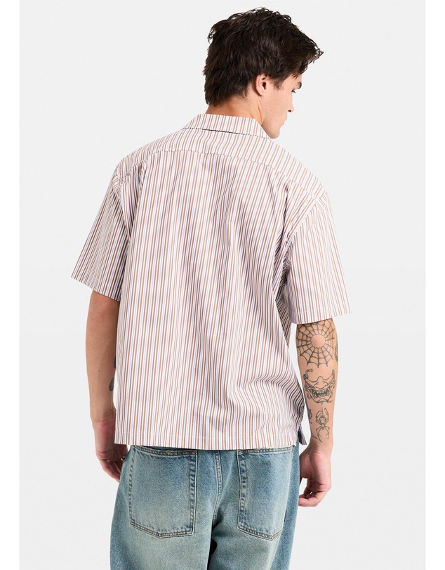 Arvust - Box Striped Short Sleeve Shirt