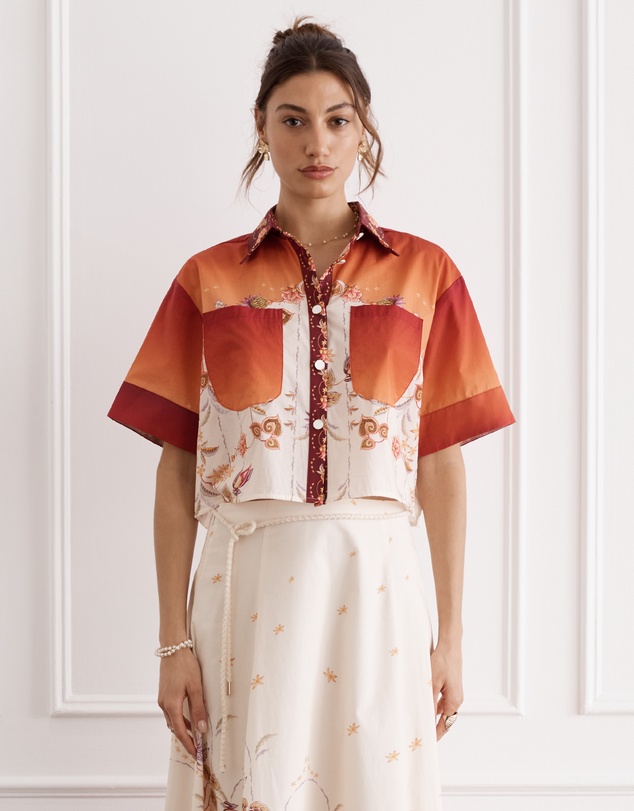 Heaven Australia - Lotus Remi Cropped Shirt