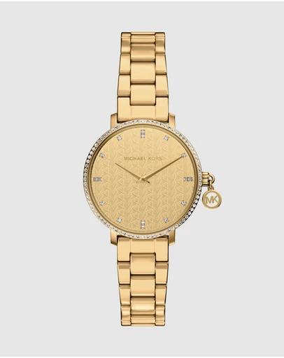Michael Kors - Pyper Gold Tone Analogue Watch